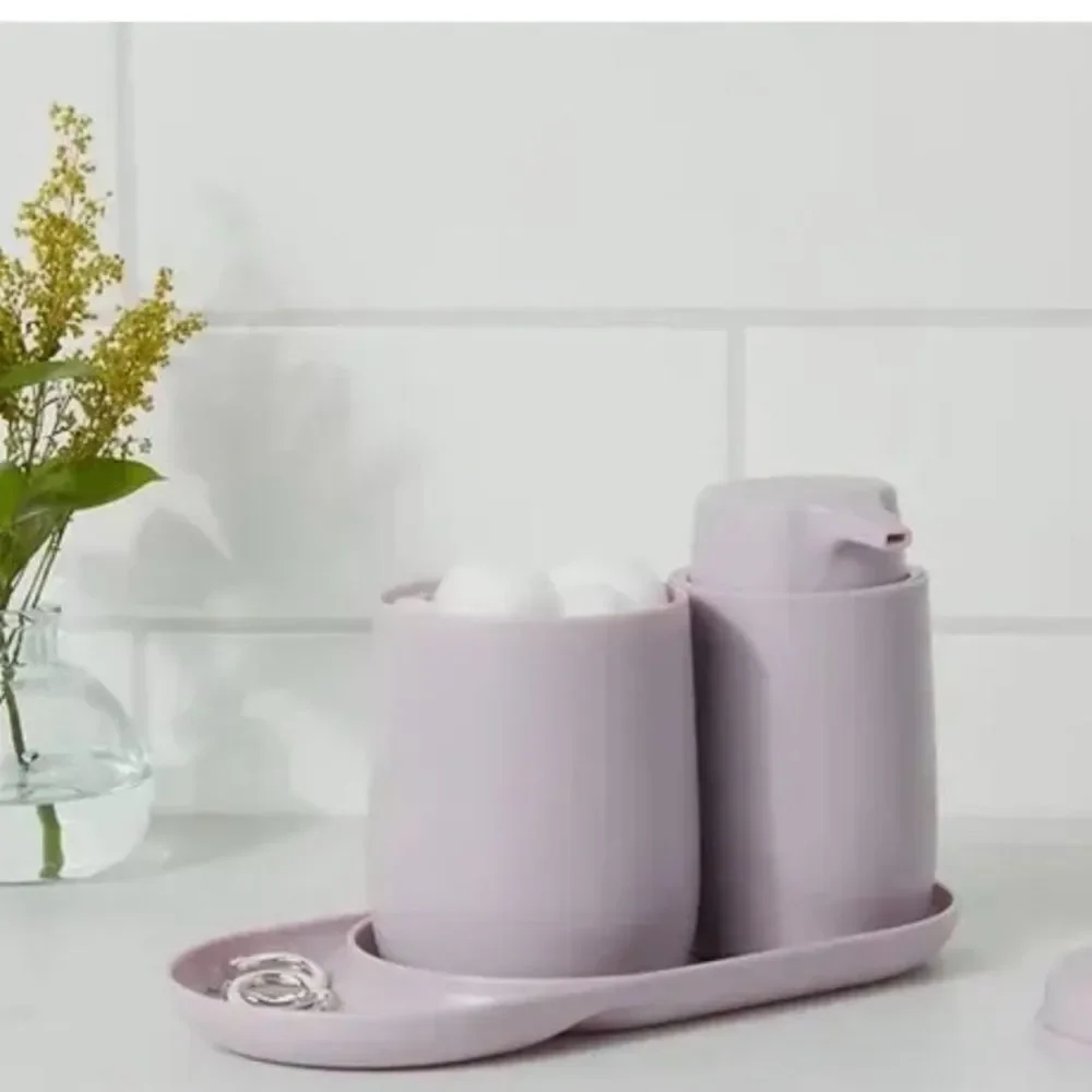 Room Essentials Lavender Three Piece Bath Set NWT